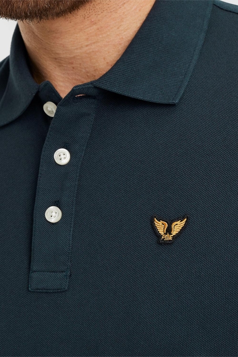 PME legend short sleeve polo garment dyed piq